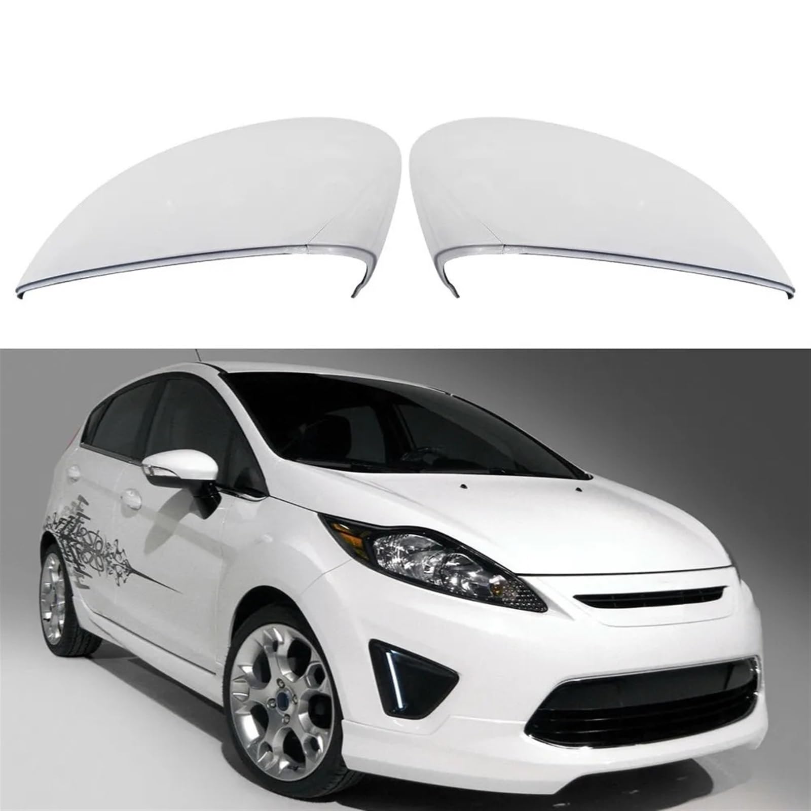 Calotta Specchio Sinistro Con Primer Per Ford Fiesta 2008-2017 E B-MAX 2012 - Foto 9