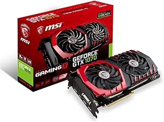 MSI Gaming GeForce GTX 1070 8GB GDDR5 SLI DirectX 12 VR Ready Graphics Card (GTX 1070 GAMING X 8G)