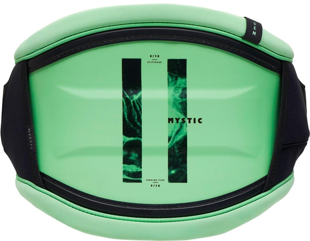 Mystic Womens Gem Bruna Kitesurf Harness 2024 - No Spreader Bar - Lime 240190 M, Lime/Green