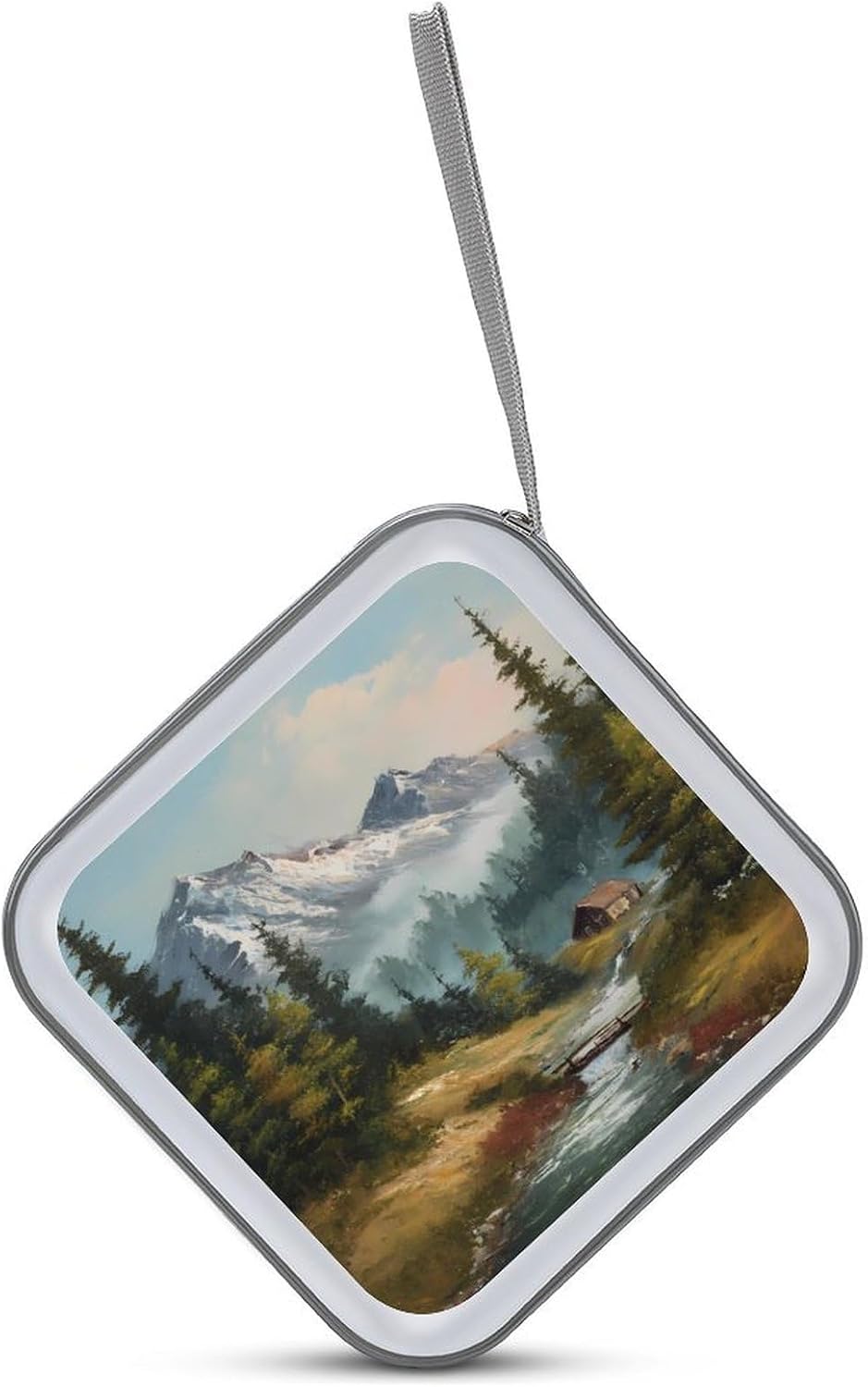 Vintage Natural Landscape CD Case Wallet Portable DVD Holder Organizer Box image 3