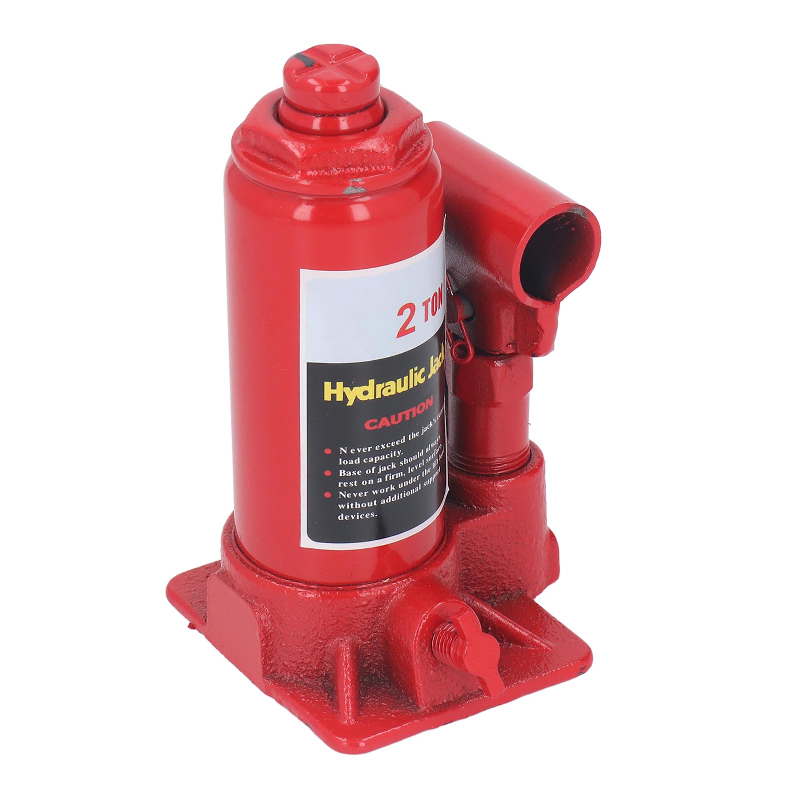 FTVOGUE Cric Hydraulique 2 Tonnes, Cric Bouteille Soudé avec Poignée à