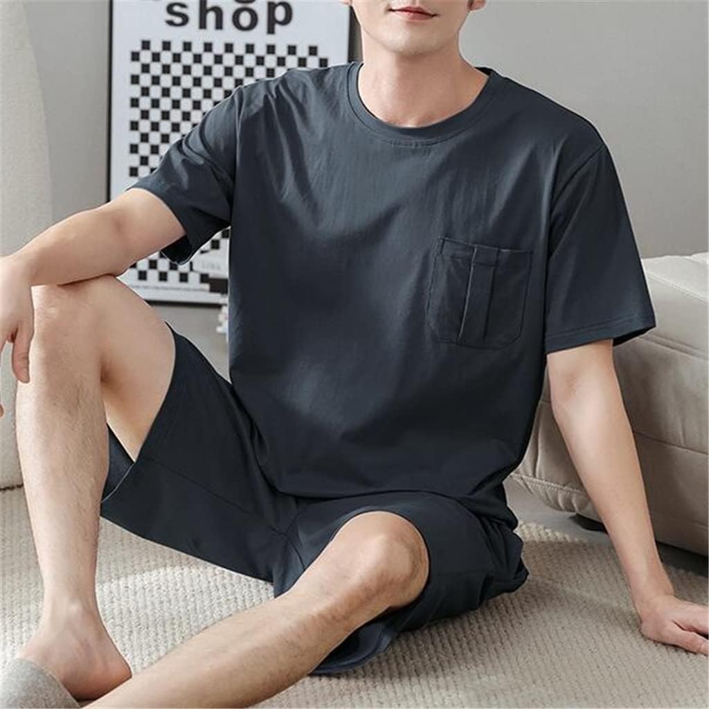 Modal Short-sleeved Shorts Pajamas Men's Thin Ice Silk Home Clothes