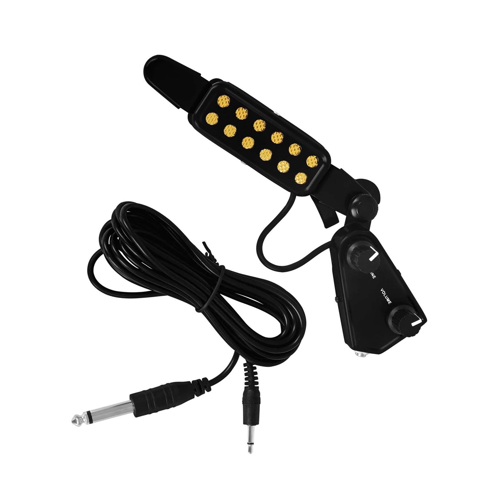 Przetwornik Magnetyczny Do Otworu Rezonansowego Gitary Akustycznej Z Kablem Audio Akcesoria Do Instrumentów