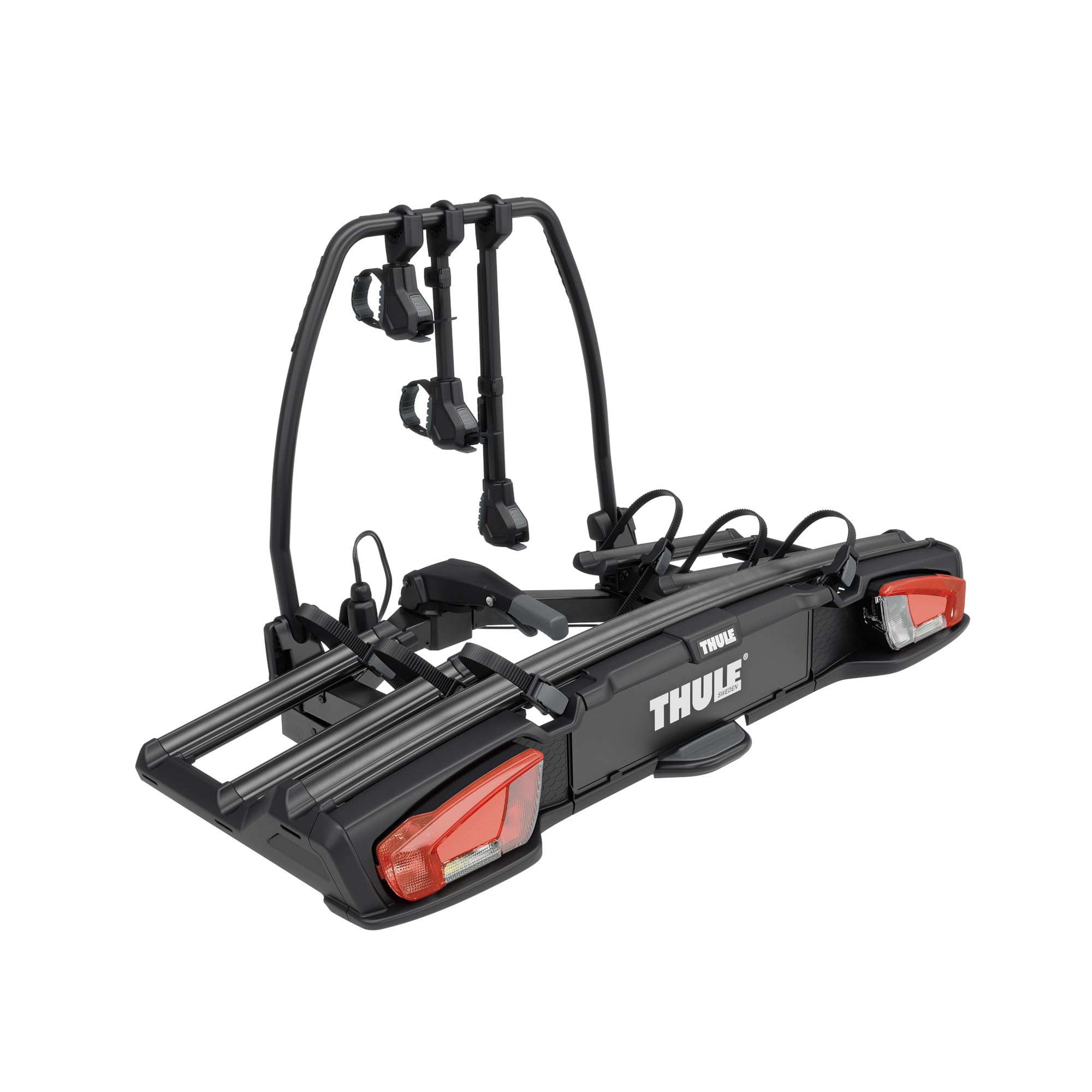 Thule Velospace 3 Plattform-fahrradträger Für Anhängerkupplungen Black, 3(4) Bikes
