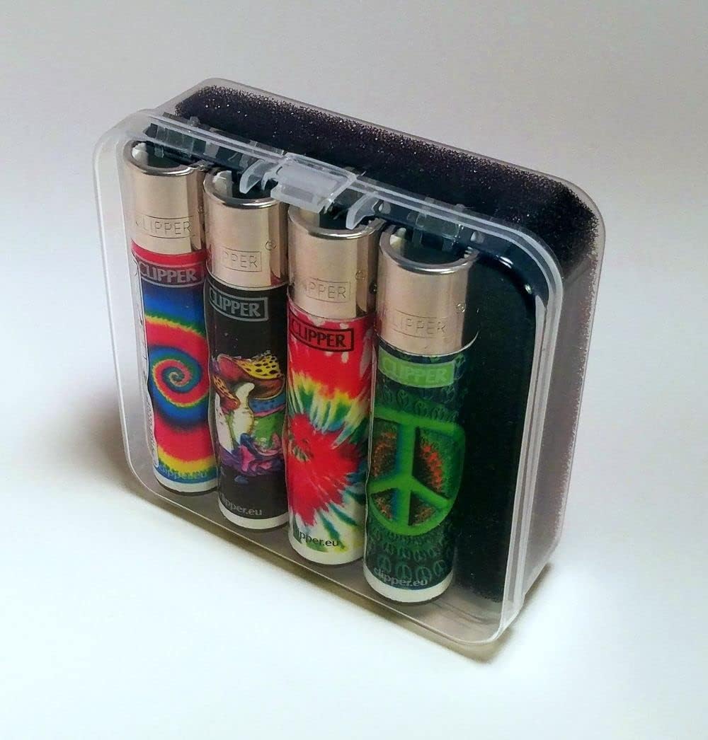 Clipper Lighters Trippy Collection Set of 4 Lighters