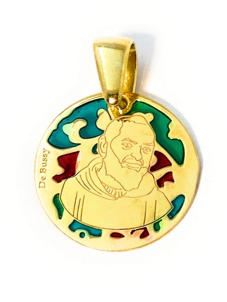 Médaille De Bussy argent et émail, cadeau idéal de 20 mm