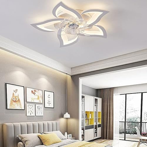 Miniatura 2 de ZCYOU Ventilador de techo LED, lámpara de techo invisible, lámpara de techo ultra silenciosa, ventilador regulable, iluminación de sala de estar y