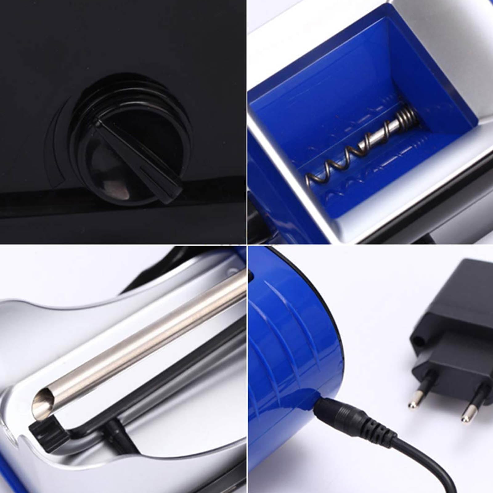 macchina per rollare, Set di 2 iniettori automatici for tubi King Size, dispositivi portatili for arrotolare sigarette con diametro 8 mm