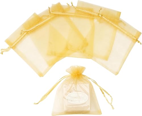 Miniatura 6 de 100 bolsas de organza de satén con cordón, bolsa de organza para el día de la madre, día de San Valentín, Halloween, bolsas de dulces, boda, fiesta,