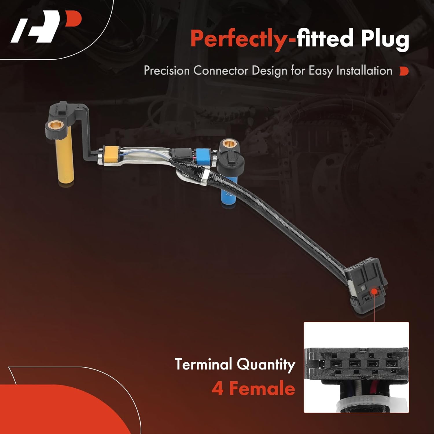 A-Premium Speed Sensor Compatible with Hyundai Elantra 2014-2015, Elantra 2016 1.8L 2.0L, Elantra GT 2013-2017, Accent 2012-2017 & Kia Soul 2014-2018 2.0L, Rio 2012-2015