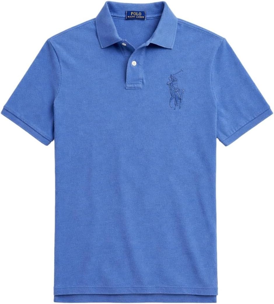 POLO RALPH LAUREN Men's Big Pony Classic Fit Mesh Polo Shirt