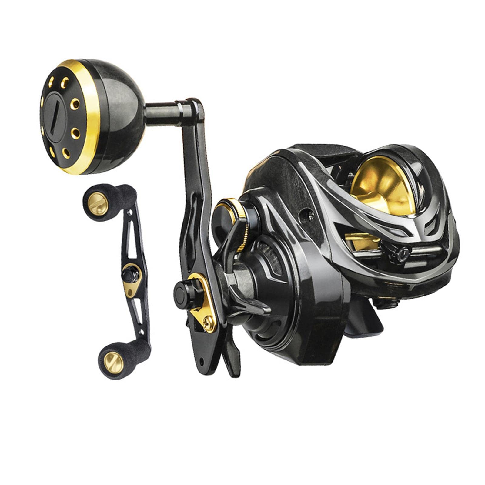 UJEAVETTE® Baitcasting Fishing Reel Smooth Lure Shaked Slowly Wheel Right Hand-image-31