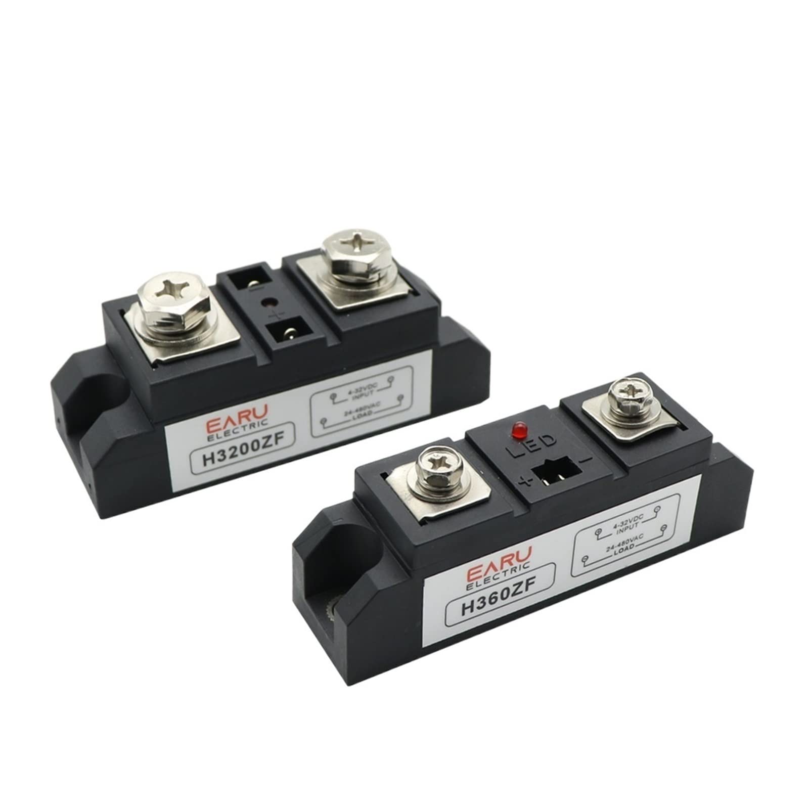 1 PCS Relè a Stato Solido Industriale Modulo SSR Ingresso monofase Uscita 3-32VDC 24-480VAC Industriale 60A 80A 100A 120A 150A 200A 300A (Size : 100A)