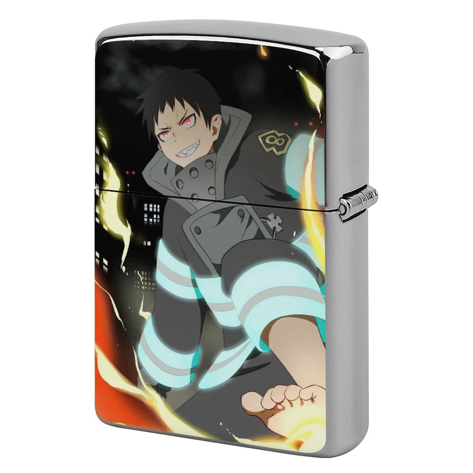 Amazon | ライターケース おしゃれ アニメ柄 キャラクター柄 炎炎ノ ...