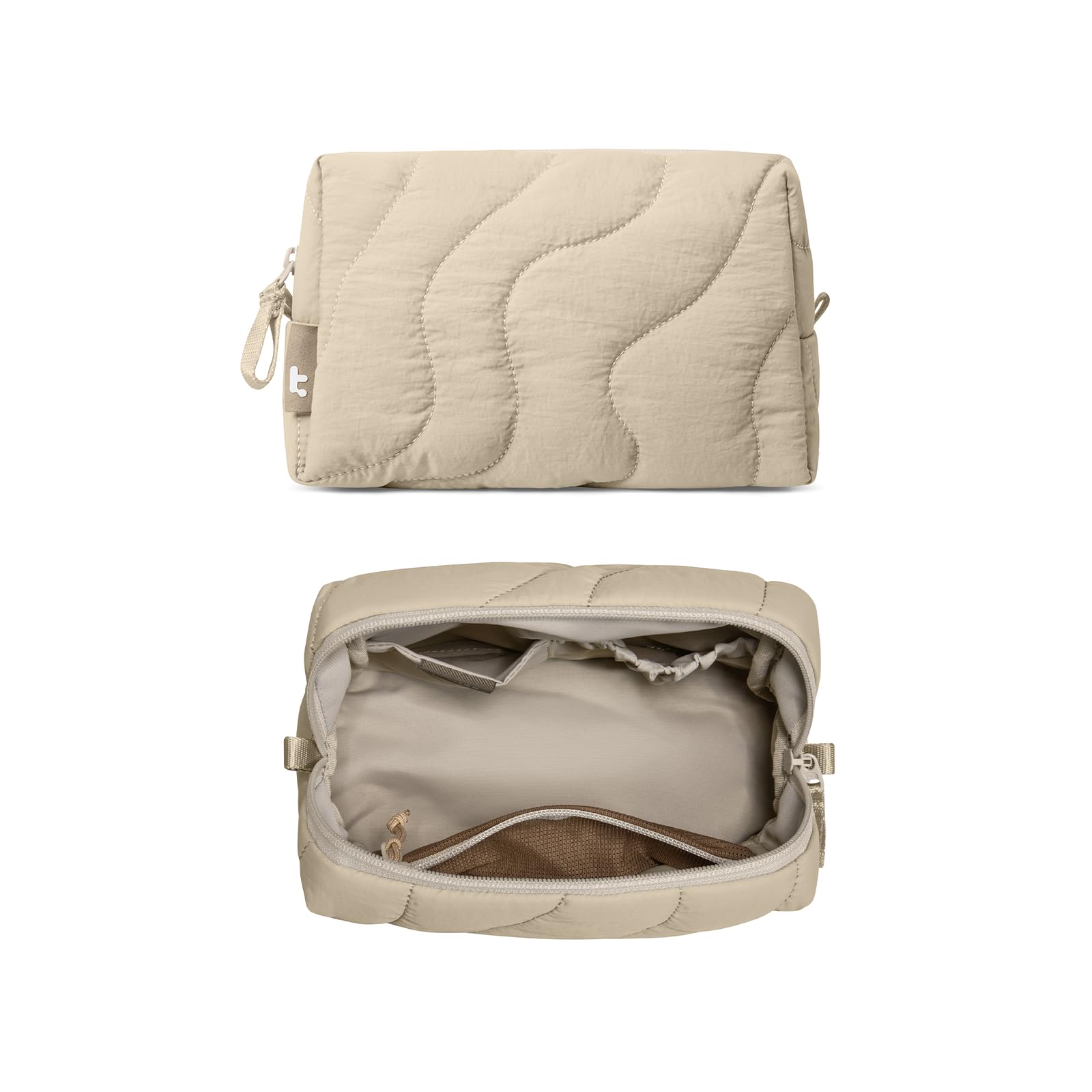 Borsa Organizer Tomtoc Per Elettronica - Trapuntata, Impermeabile, Per Cavi E Accessori, 21x13x8 Cm - Foto 3