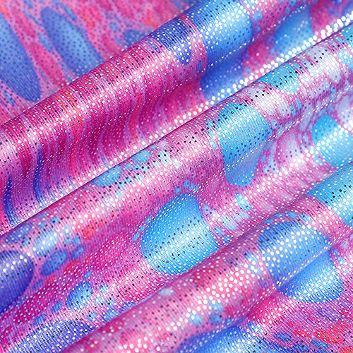 HOZIY Girls Gymnastics Leotards for Kids Tumbling Outfits Biketard Sparkle Adorable Pattern