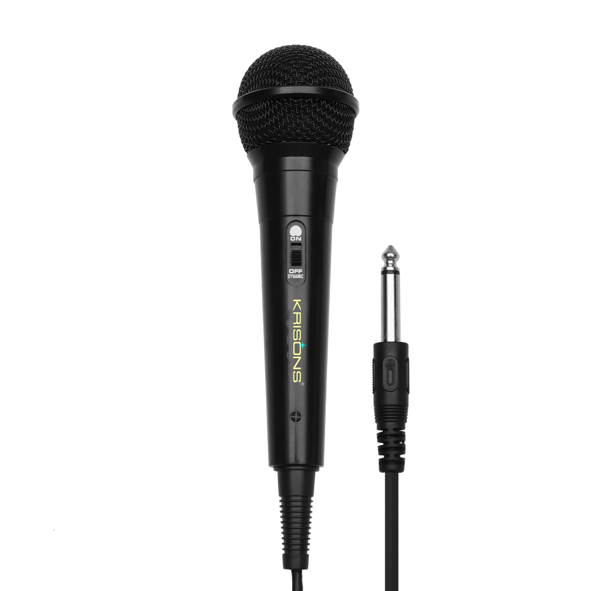 Krisons Wired Microphone, 6.3mm, High Sensitivity Dynamic Mic, Cardioid Polar Pattern, for Karaoke | Speech | Stage | Wedding, 3 Meter Cable Length-image-29