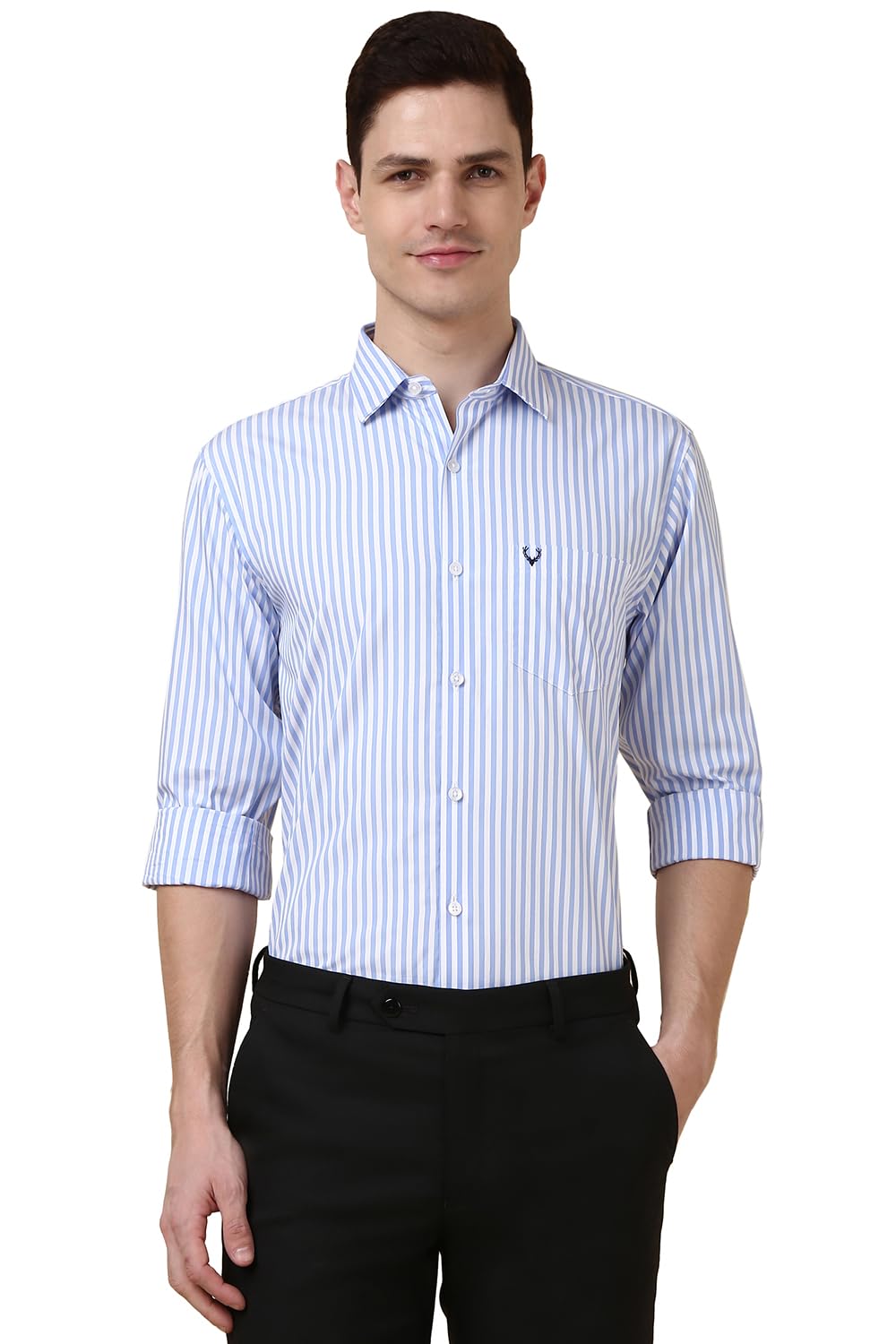 Allen Solly Men Shirt, Cotton Blend, Regular Fit