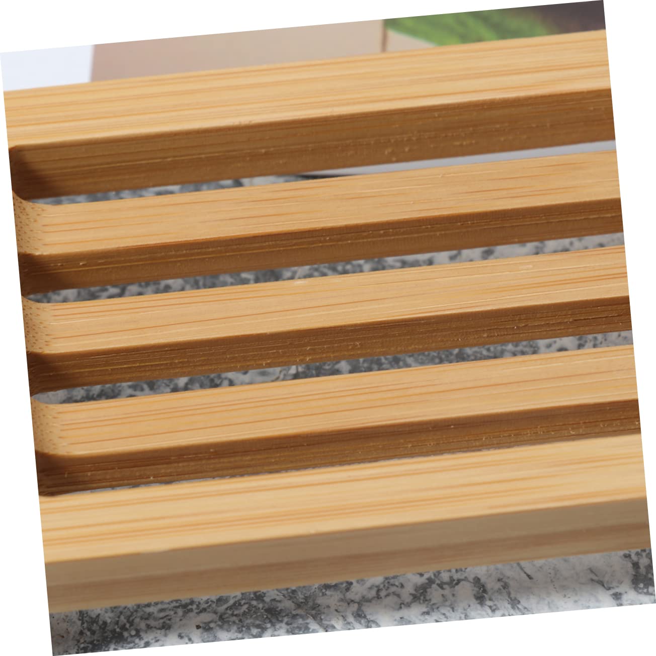Zerodeko 2 Juegos De Jaboneras Autodrenantes De Madera para Cocina Jaboneras Tapas Escurridor De Jabón para Mostrador (2 Unidades)