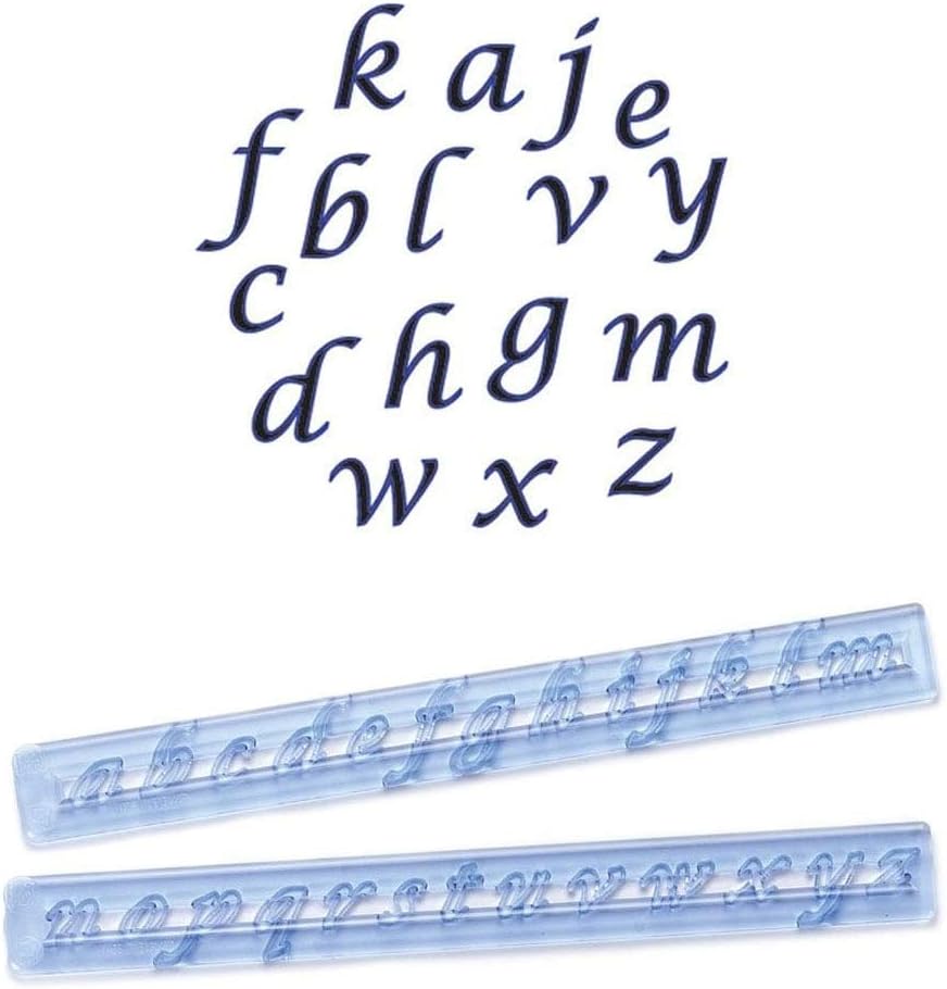 CK Products FMM Lower Case Script Alphabet Tappit Cutter Set - 1/2"