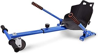 Hoverboard Sitz Go-Kart Umbausatz Hoverboard Kart Zubehör Einstellbare Länge Spaß für Kinder und Erwachsene Passend für 6,5" / 8" / 10"