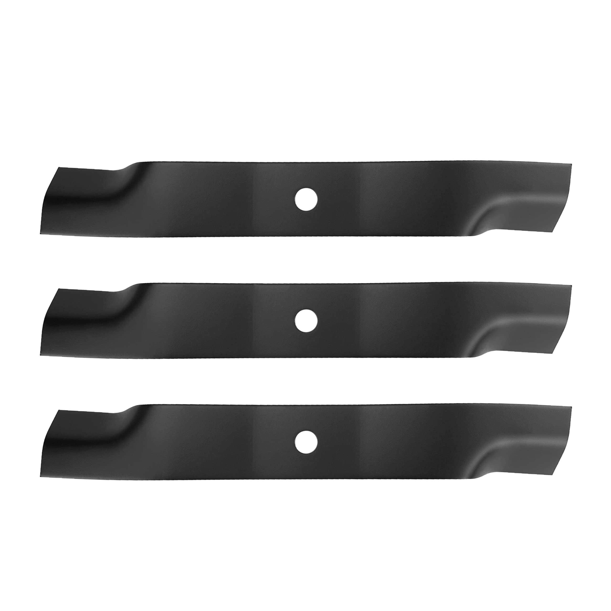 q&p Paquete de 3 cuchillas de cortacésped reemplazan a M128485, M131958, M144196, M163983, M168223, TCU15881,690-120-0095,302-832