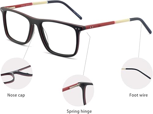 Miniatura 10 de OCCI CHIARI luz azul blcoking gafas de lectura hombres moda ordenador lector aumento 1.0 1.5 2.0 2.5 3.0 3.5