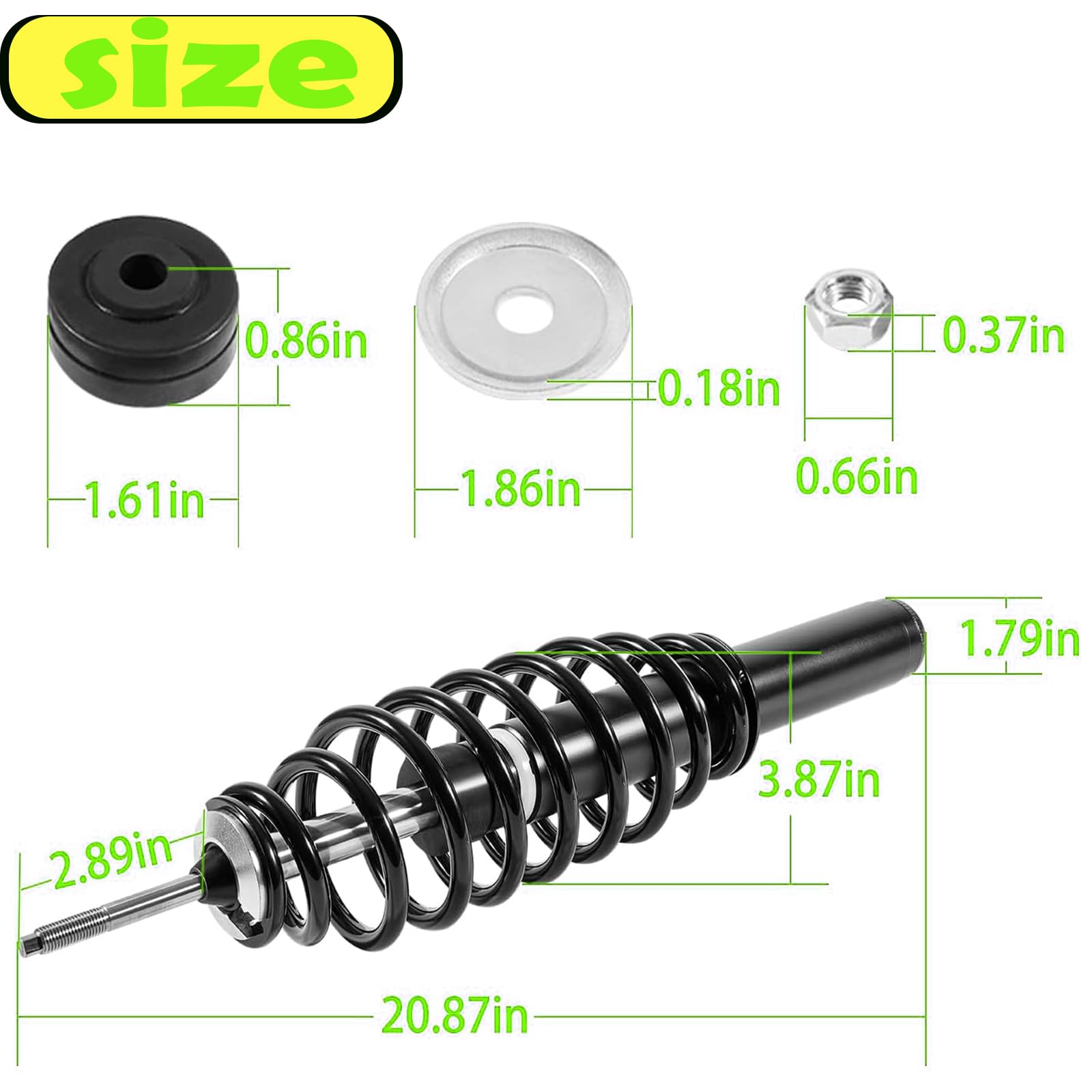 Amazon.com: Front Left & Right Shock Absorber for John Deere