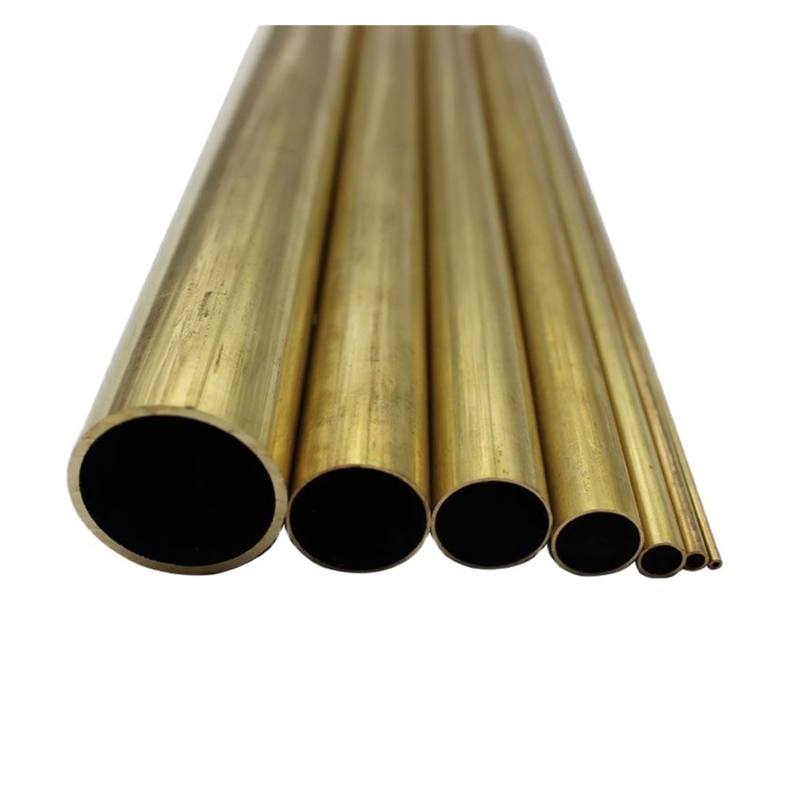 HIDIZ Brass Tube 4.5mm 5mm 5.5mm 400mm (Size : 4.5x0.25x400mm 5pcs)