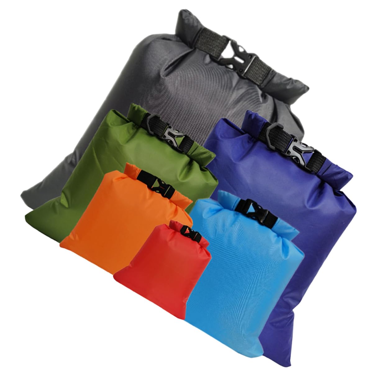 BESPORTBLE 12pezzi Sacchetti Impermeabili Per Attività Outdoor Borse Leggere Rafting Kayak e Organizzazione e Protezione