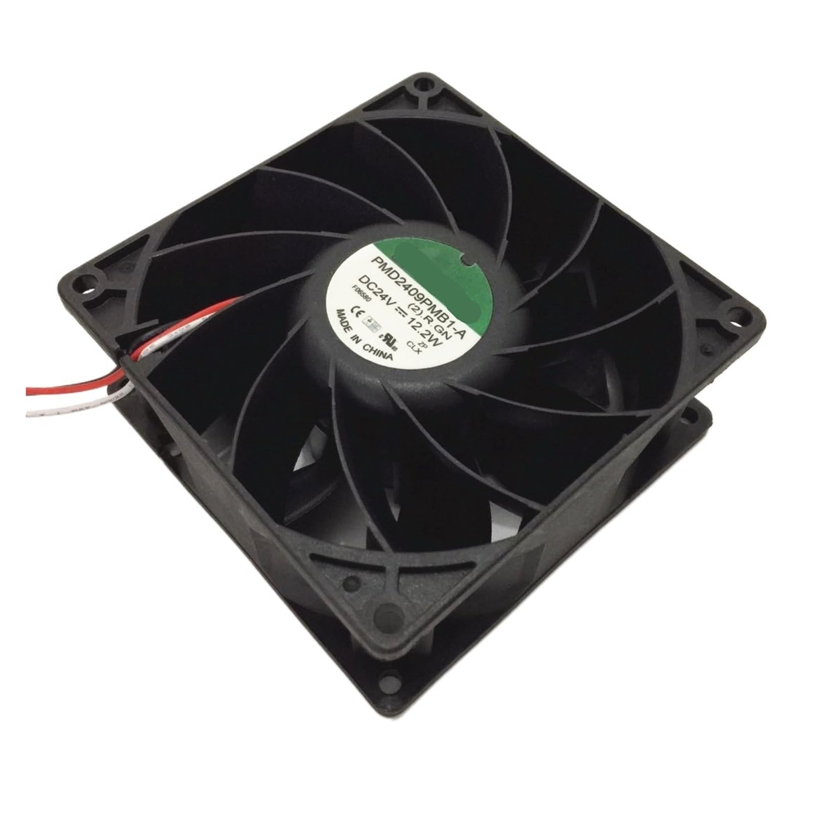 UITGVDQAT PMD2409PMB1-A (2).R.GN DC 24V 12.2W 92x92x38mm Server Cooling Fan