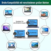 STARY 15,6" Laptop Betekintésvédelmi Fólia - Kék Fény Szűrő, Csillogásmentes, Eltávolítható, Lenovo HP Dell Acer Samsung Asus Kompatibilis 7
