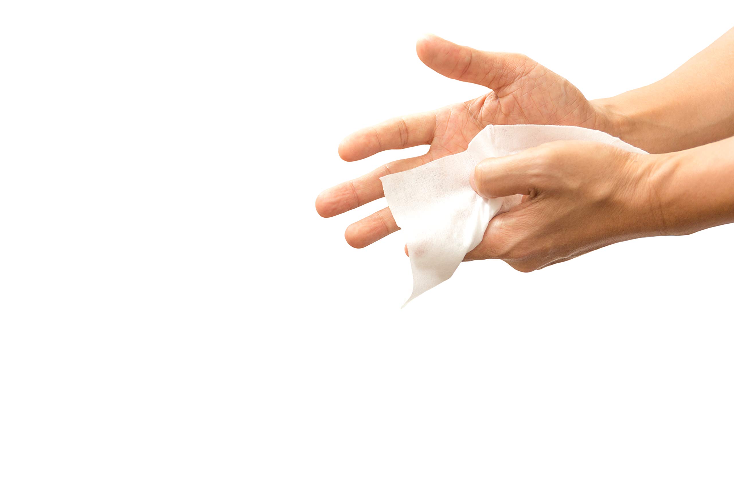 Asciugamano igienizzante con alcool isopropilico per le mani
