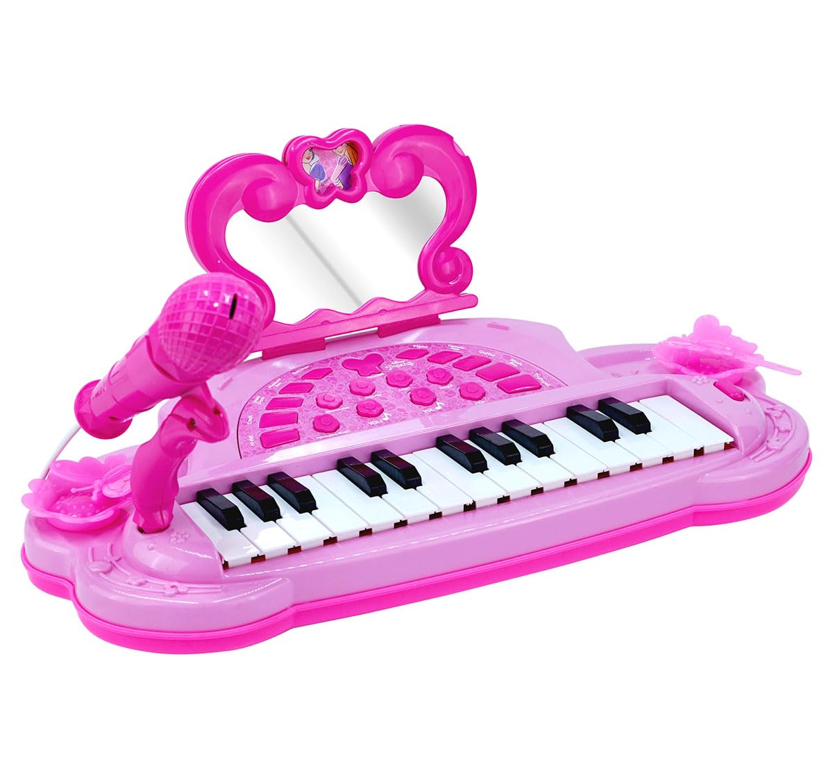 Kriiddaank Disney Princess Musician Music Set - Piano with Mic, Music Toy with Sound Effects for Kids | Fun & Educational Toy for Kids | Safe, Engaging & Interactive Play-image-20