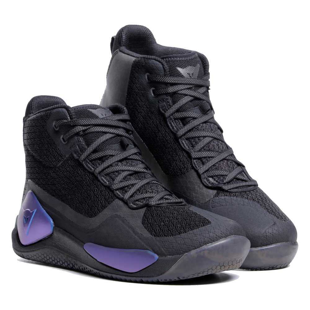 Dainese - Atipica Air 2 Anniversario Shoes, Sommer Motorradschuhe, Mesh Gewebe, Schützende Verstärkungen, Groundtrax Asymmetrische Sohlen, Schuhe Für Herren, Schwarz/Iridescent, 41