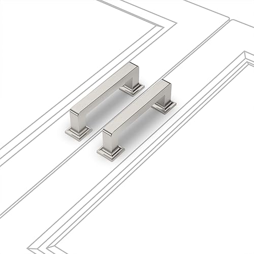Miniatura 2 de 3818 - Paquete de 10 manijas de gabinete de cocina de 3 pulgadas (2.992 in), tiradores dorados para gabinetes de cocina, tiradores de cajón para