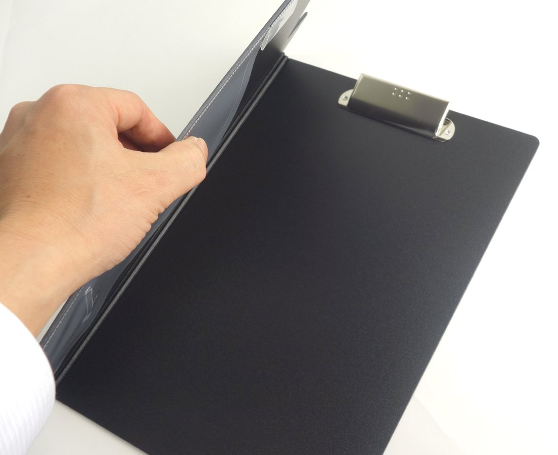 Kokuyo S & T clip holder A4 vertical dark gray (japan import