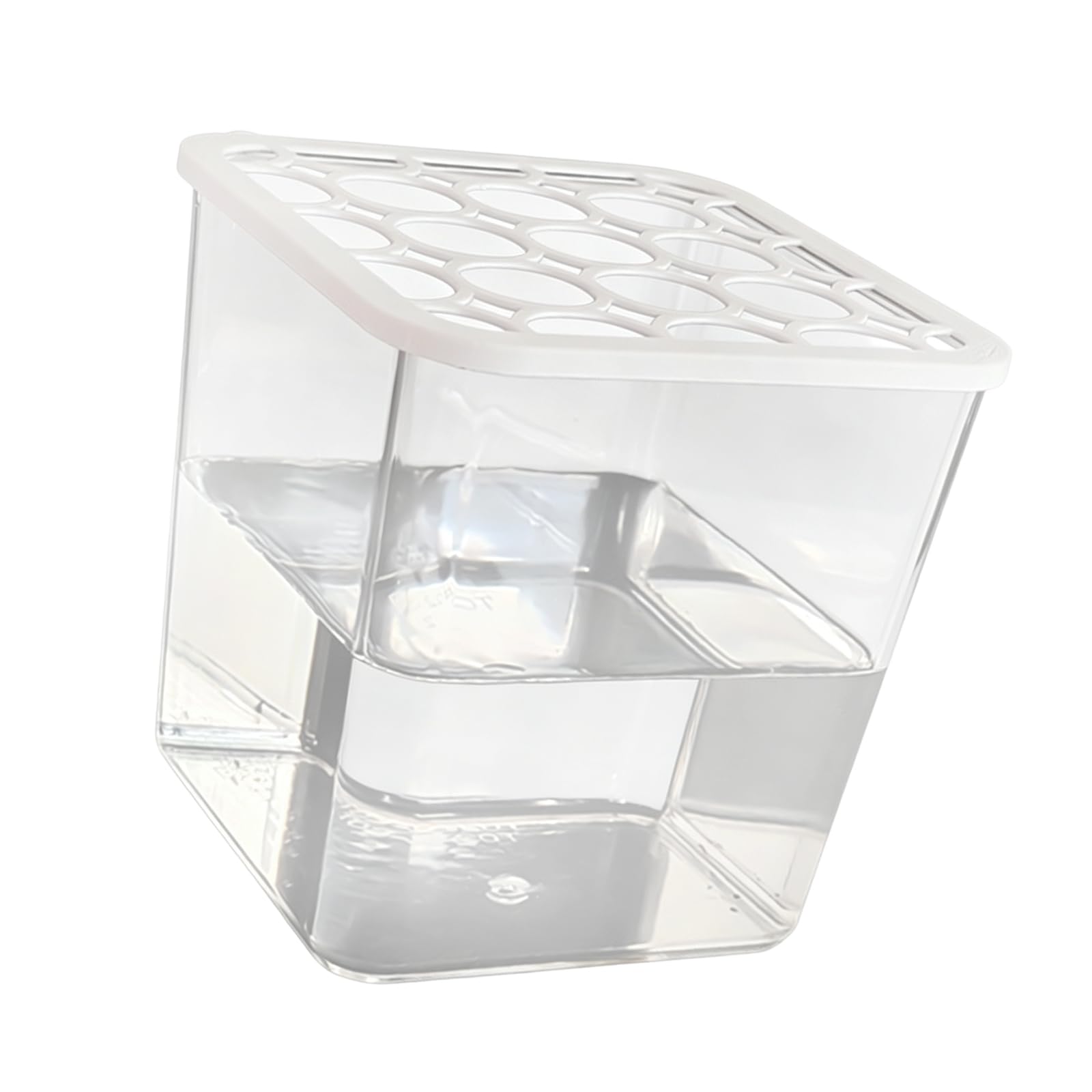 Whoasyst Flower Vase for Centerpieces Clear Square Vase with Flower Arrangement Holder for Wedding Birthday Table Decors for Centerpieces