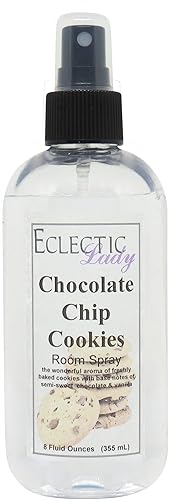 Spray de galletas con chispas de chocolate (doble fuerza), 16 onzas, sin colores artificiales, parabenos o conservantes, niebla aromática fragante