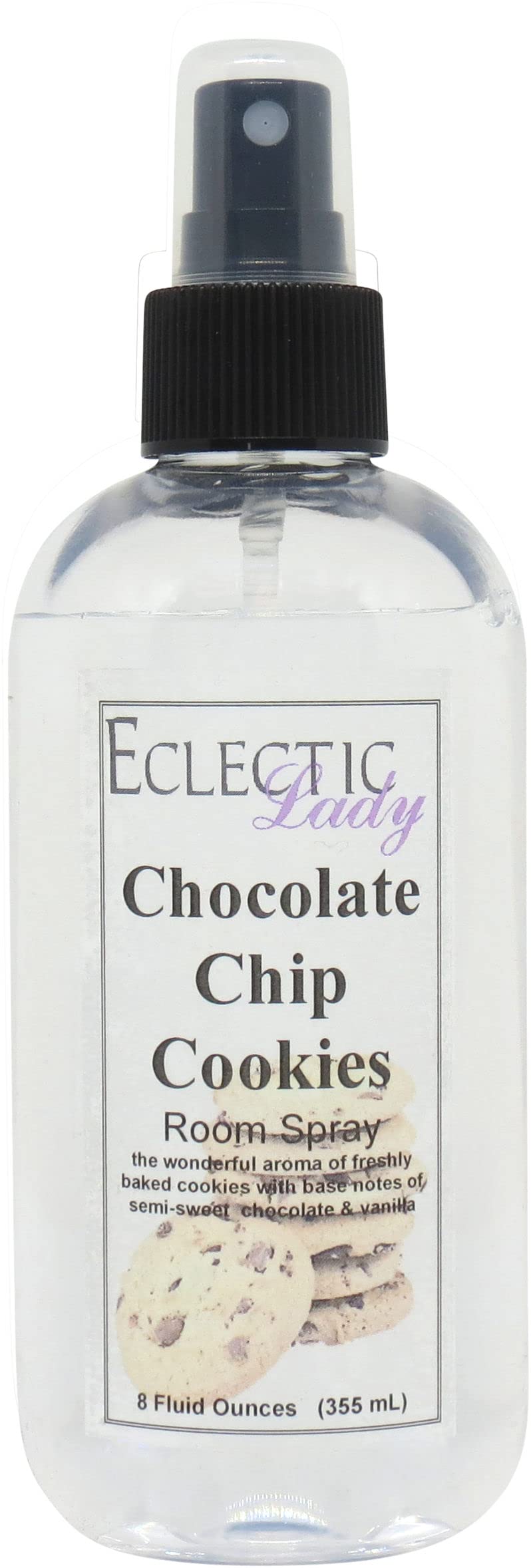 Chocolate Chip Cookies Room Spray, 8 Ounces, No Artificial Colors, Parabens, or Preservatives - Fragrant Aromatic Room Mist For Home, Room, Office