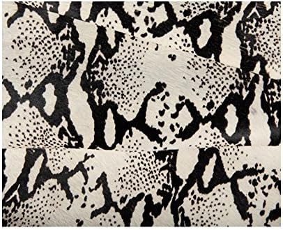 GENUINE HAIR ON HIDE LEATHER COW SKIN HIDES - 40 Sq.ft (VARIOUS DESIGN) FULL SKIN HIDE (Python)