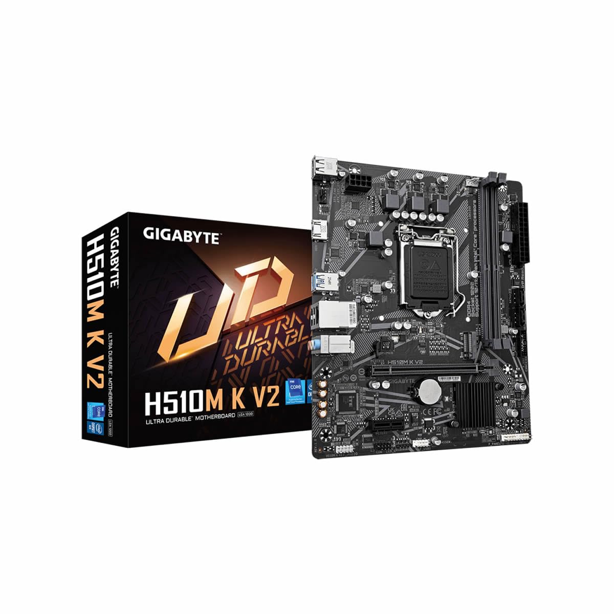 Kit Upgrade Gamer Intel Core i5 10400F, Placa-Mãe Gigabyte H510M K 