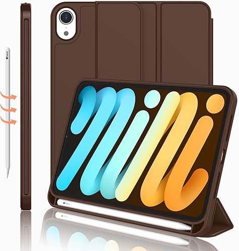 Miniatura 34 de iMieet Funda para iPad mini 7 2024 (A17 Pro), Funda para iPad mini 6 (8.3 pulgadas, modelo 2021), Funda para iPad mini 7ª/6ª generación con soporte