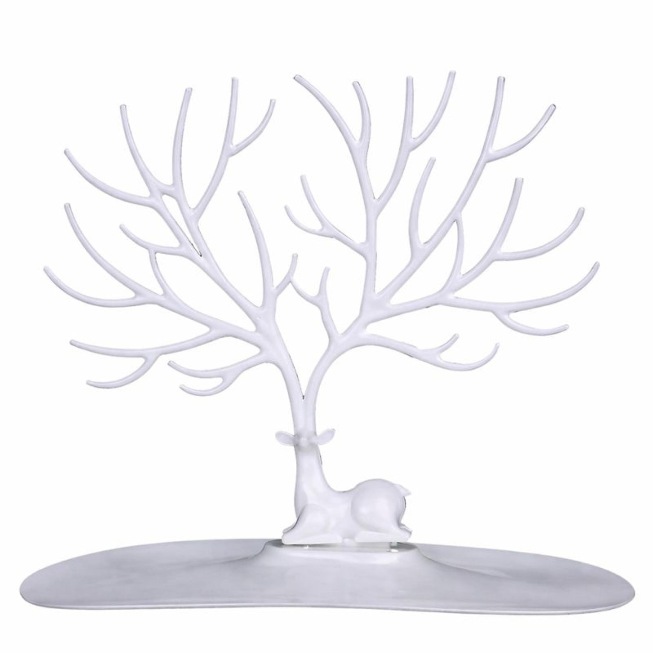 Présentoir à Bijoux Arbre Cerf PARENCE - Organisateur Élégant pour Boucles d'Oreilles et Colliers