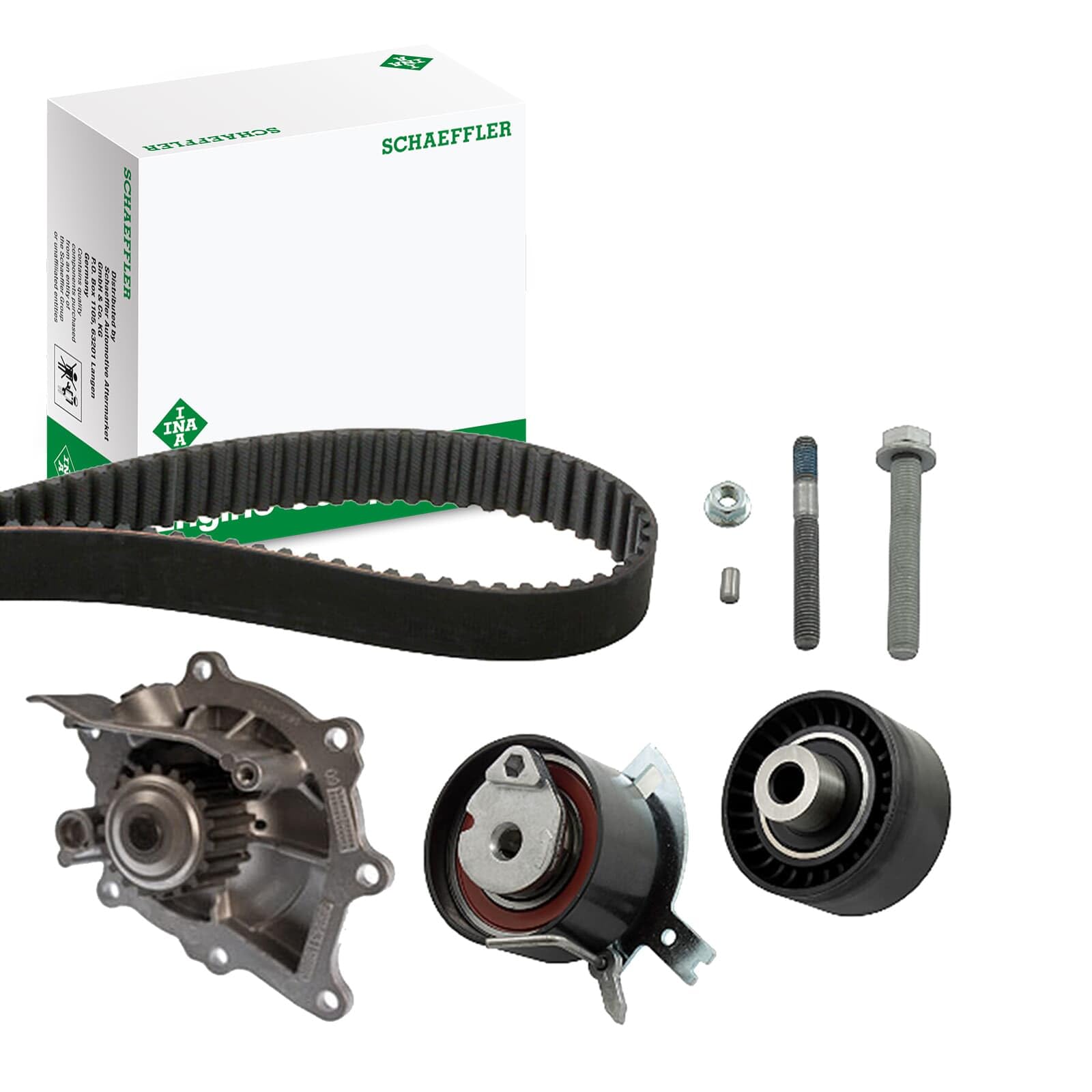 INA 530 0489 30 Kit cinghia distribuzione pompa acqua N° denti: 19 30 mm Compatibilità con PEUGEOT 407 6D 508 SW I 8E 508 I 8D Sedan, CITROËN C5 III RD