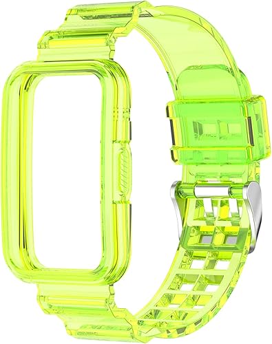 Miniatura 9 de Chofit Compatible con Huawei Watch Fit Band con funda, correa protectora de gelatina transparente para reloj Huawei, compatible con reloj inteligente