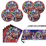 41 Birthday Party Supplies, 20 Plates + 20 Napkins +tablecloth