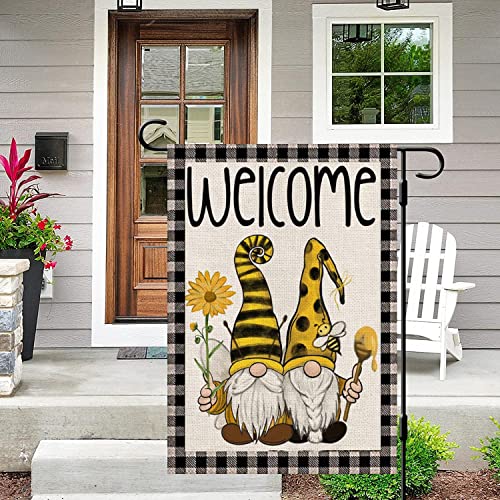 Eiazuiks Summer Garden Flag Floral Spring Double Sided Vertical Rustic Farmhouse Yard Seasonal Holiday Outdoor Decor 12×18 Inch Ef093 #TOP6