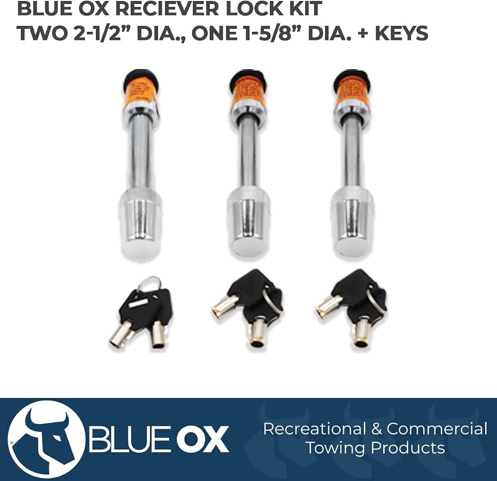 Amazon.com: Blue Ox BX88101 two 1/2 locks and one 5/8 Lock Kit