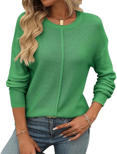 Maglia Dal Taglio Oversize Con Volant, Scollo A Girocollo E Maniche Lunghe | T-shirt | Maglie - Foto 8